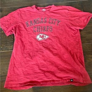 47 Brand Red Kansas City Chiefs Short Sleeve Tee